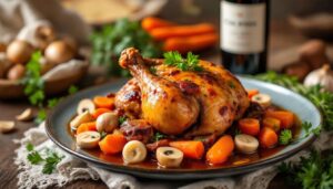 L'un des plats les plus réconfortants : ce coq au vin est considéré comme le meilleur par nos Marmitons