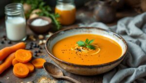 Potimarron, carottes, oignon et curry : la soupe automnale prête en un éclair à faire fondre tout le monde