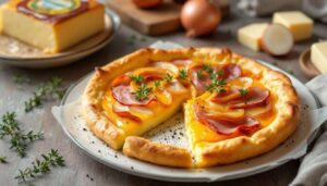 Mon feuilleté camembert–jambon–oignons : la recette “riche mais tellement gourmande” que tout le monde me redemande