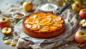 Ce gâteau aux pommes prêt en 15 min à la poêle va vous réconcilier avec le dessert !