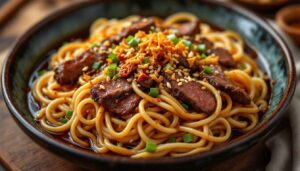 Poêlée de nouilles en sauce au bœuf : la recette japonaise réconfort qui va vous faire oublier les pâtes