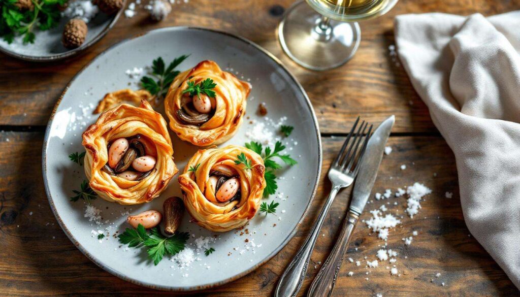 Vol-au-vent de langoustines et morilles séchées pour 4 personnes - Recettes