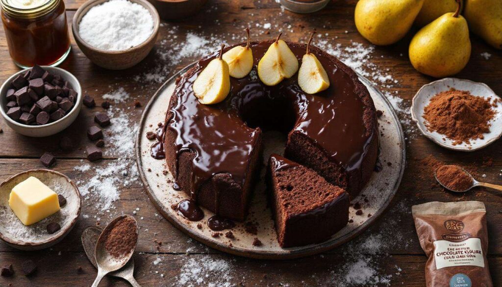 Ce gâteau poire-chocolat fondant va vous réconcilier avec les jours gris !