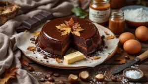 Chocolat noir + crème de marrons : le gâteau fondant d’automne qui va vous rendre totalement accro