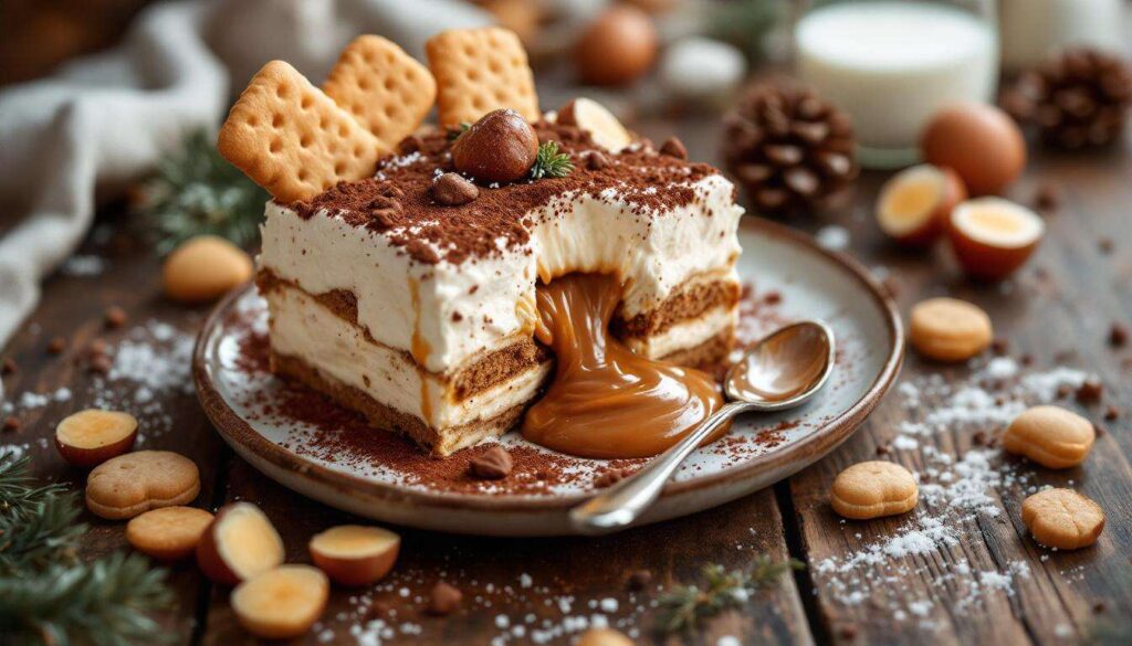 Le tiramisu pour Noël qu’on ne connaissait pas… et qu’on va refaire tout l’hiver : lait chocolaté, marrons, mascarpone