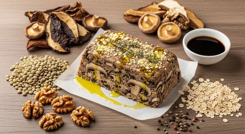 Un apéritif végétal et sans gluten ? Optez pour la terrine aux champignons !