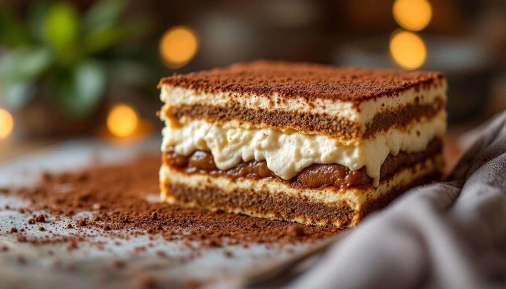 J’ai testé ce tiramisu à la crème de marrons noté 4,7/5 : un pur délice à savourer à chaque cuillère !