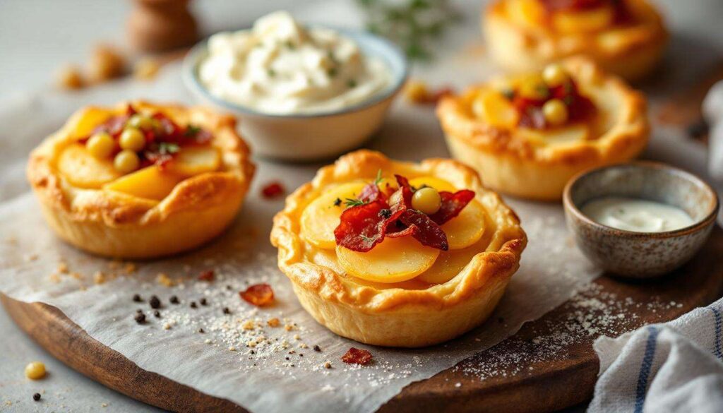 Mini tatins salées façon raclette : feuilletées, fondantes, prêtes en 30 minutes