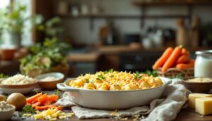 Gratin pommes de terre, poireaux et carottes : fondant, bien doré et facile à préparer