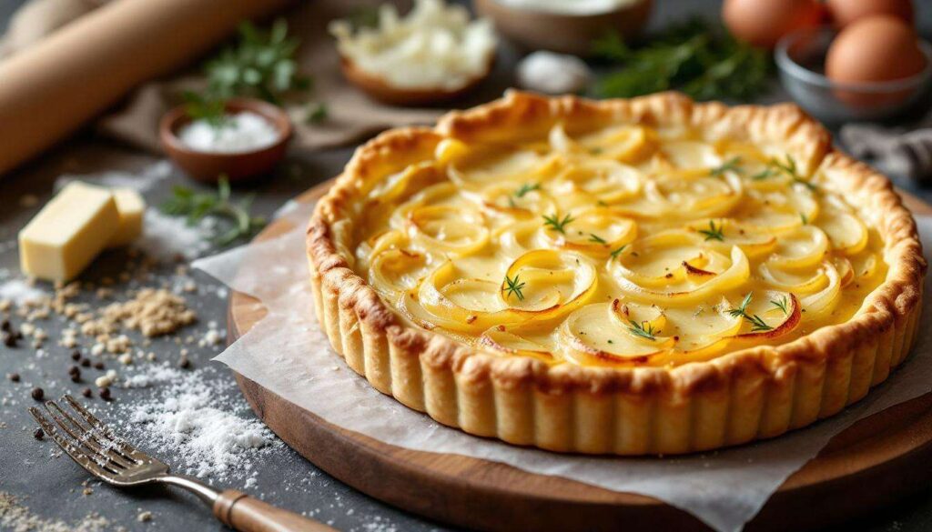 Cette tarte à l’oignon me fait craquer à chaque fois (ma recette ultra simple, ultra fondante et savoureuse)