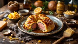 Filet mignon en croûte au foie gras : une cuisson au four qui reste moelleuse