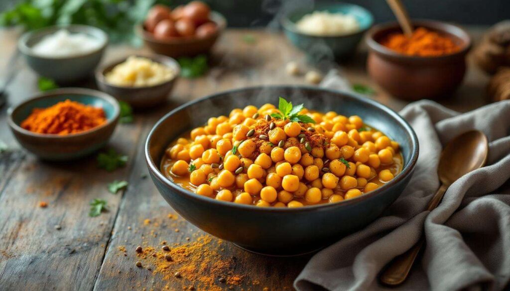 Curry de pois chiche qui réchauffe prêt en 20 minutes : la recette hivernale