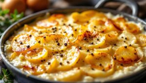 Rien de tel qu’un gratin dauphinois fondant au comté pour traverser l’hiver avec gourmandise et envie de partage