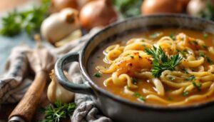 Aucune recette de soupe à l'oignon ne mentionne cet ingrédient qui donne plus de goût