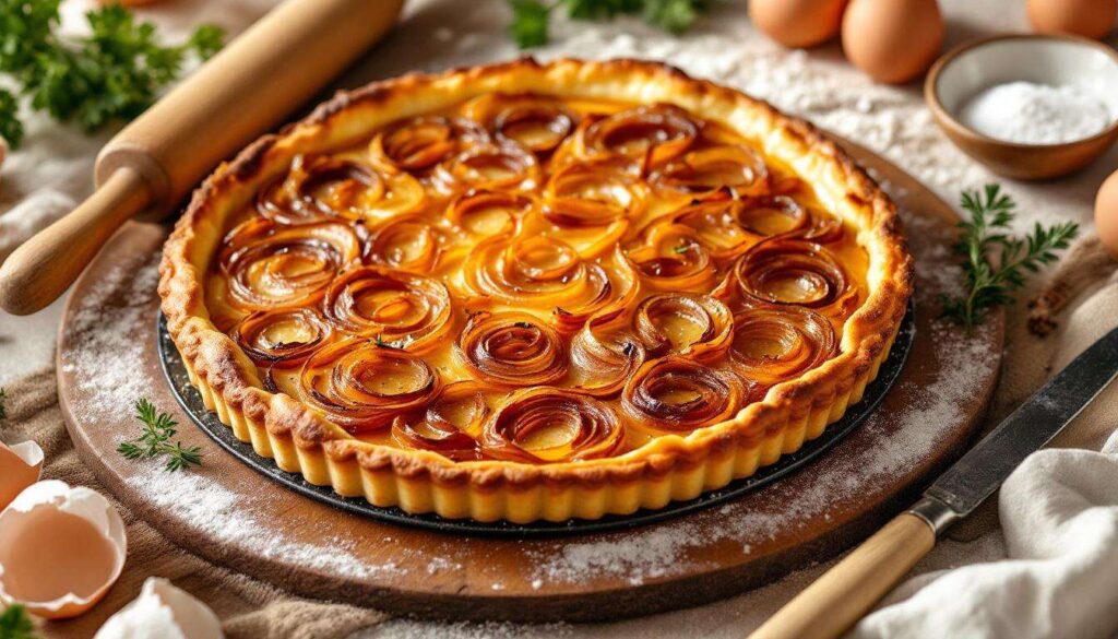 Tarte oignons Roscoff : la recette simple et inratable