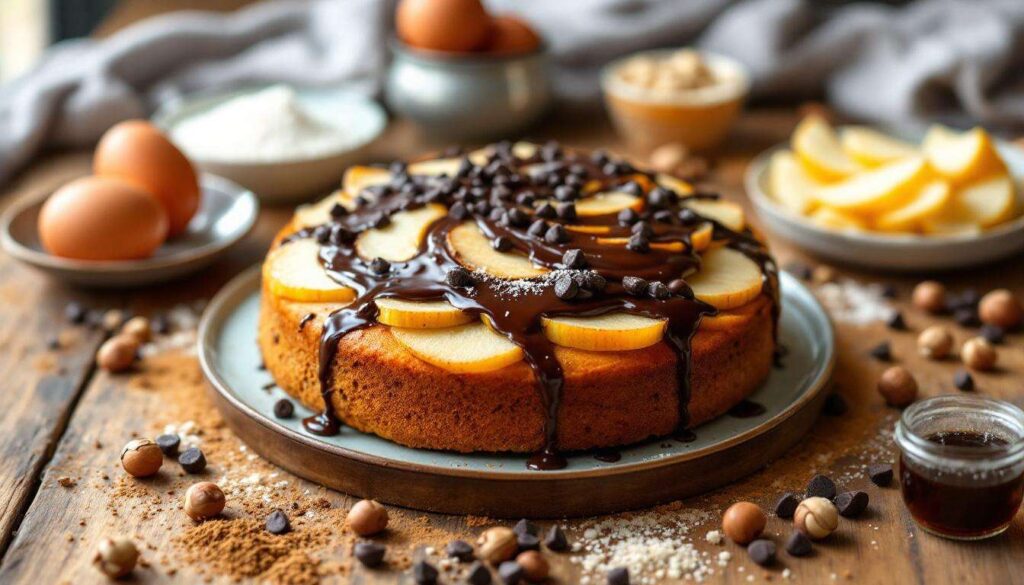 Gâteau moelleux aux poires, chocolat et noisettes : le goûter simple et efficace pour cet automne