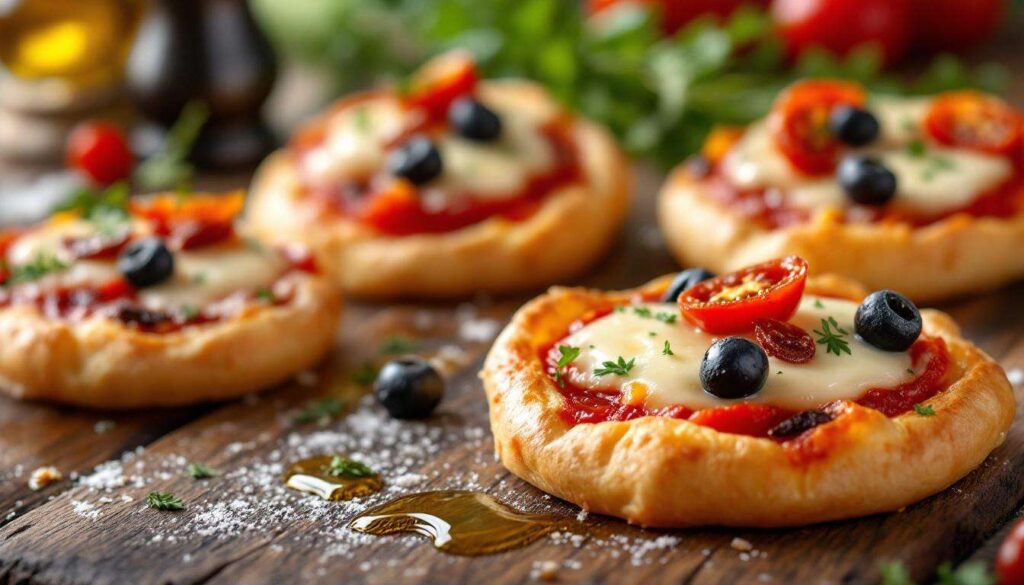Mini-pizzas en pâte feuilletée : l’apéro express délicieusement croustillant prêt en 20 minutes