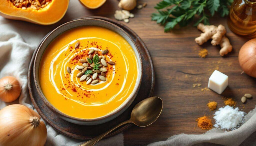 Velouté de butternut au lait de coco : le plat réconfortant de février prêt en 20 minutes