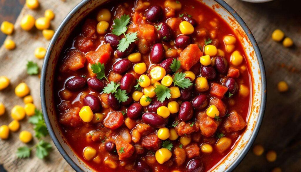Chili sin carne aux haricots rouges : le plat végétarien qui réchauffe recommandé par les diététiciens