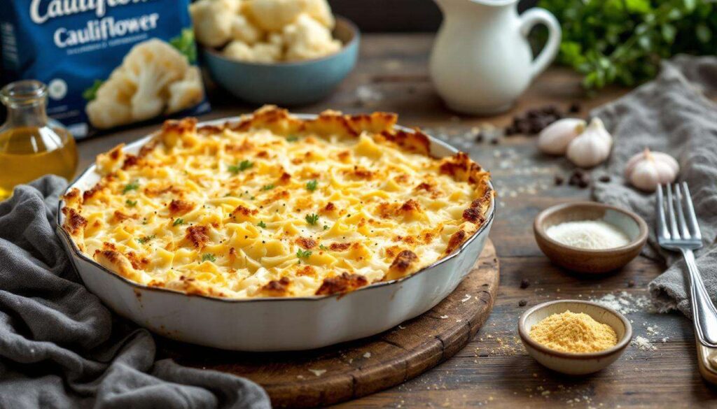 Gratin de chou-fleur croustillant : le plat familial prêt en 25 minutes pour les soirs pressés
