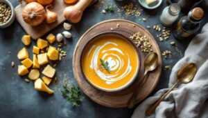 Potage de légumes oubliés : panais, topinambour et rutabaga pour un velouté d'hiver original