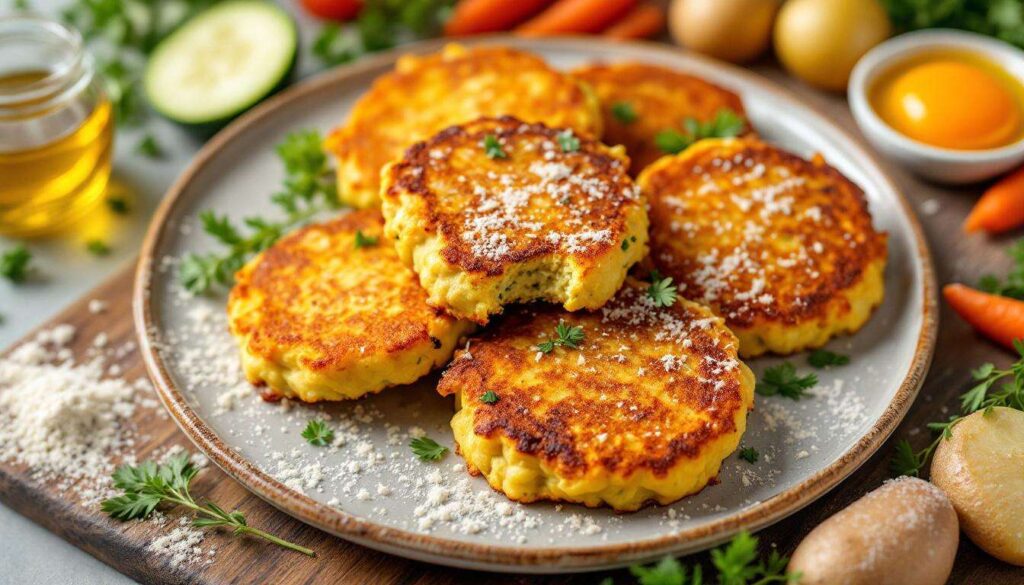 Galettes de légumes croustillantes : la recette facile pour faire manger des légumes aux enfants