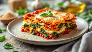 Lasagnes végétariennes aux épinards : la version légère validée par les nutritionnistes du CREDOC