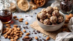 Energy balls chocolat-amandes : l'en-cas healthy recommandé par les coachs sportifs cet hiver