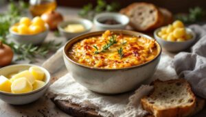 Soupe à l&rsquo;oignon gratinée : la recette traditionnelle remise au goût du jour par Cyril Lignac