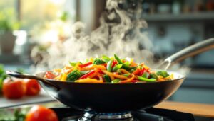 Wok de légumes croquants : la technique pour garder vitamines et saveurs selon les diététiciens